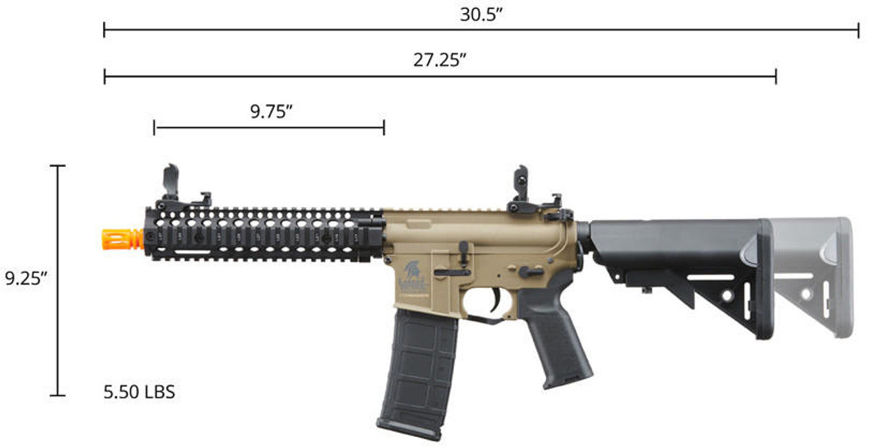 Lancer Tactical Gen 2 Raider M4 Airsoft AEG Rifle Two-Tone