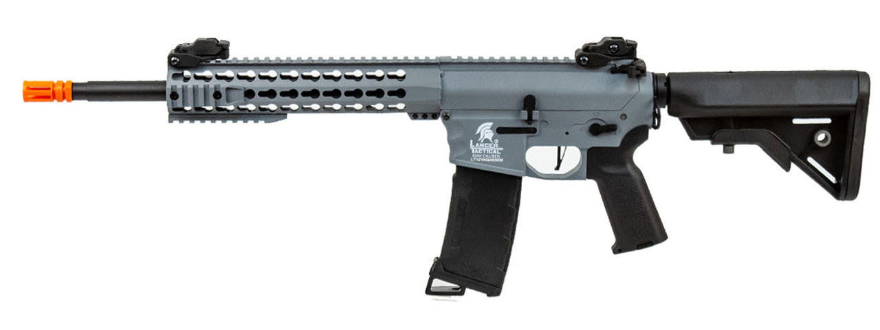 Lancer Tactical Gen 3 M4 EVO AEG Airsoft Rifle, Gray