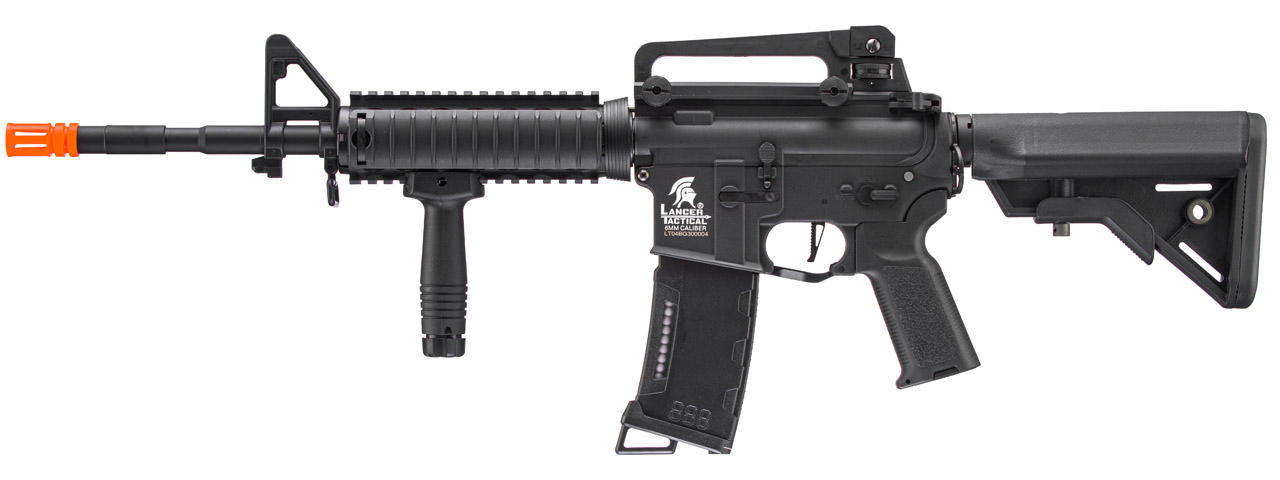 Lancer Tactical Gen 3 M4 SopMod AEG Airsoft Rifle, Black
