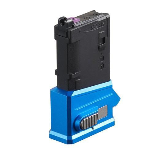 Lancer Tactical HPA Adapter For TM MWS M4 GBB Rifle, Blue