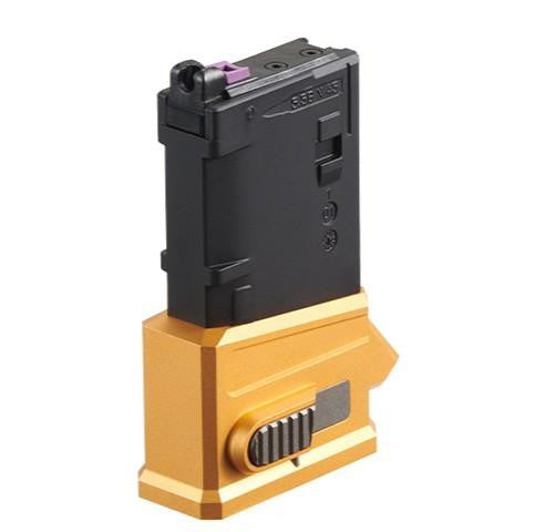 Lancer Tactical HPA Adapter For TM MWS M4 GBB Rifle, Gold