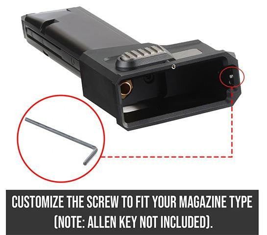 Lancer Tactical HPA Adapter For TM MWS M4 GBB Rifle, Gold