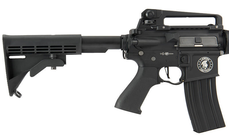 Lancer Tactical Low FPS M933 Commando Proline Series Airsoft AEG Rifle, Black