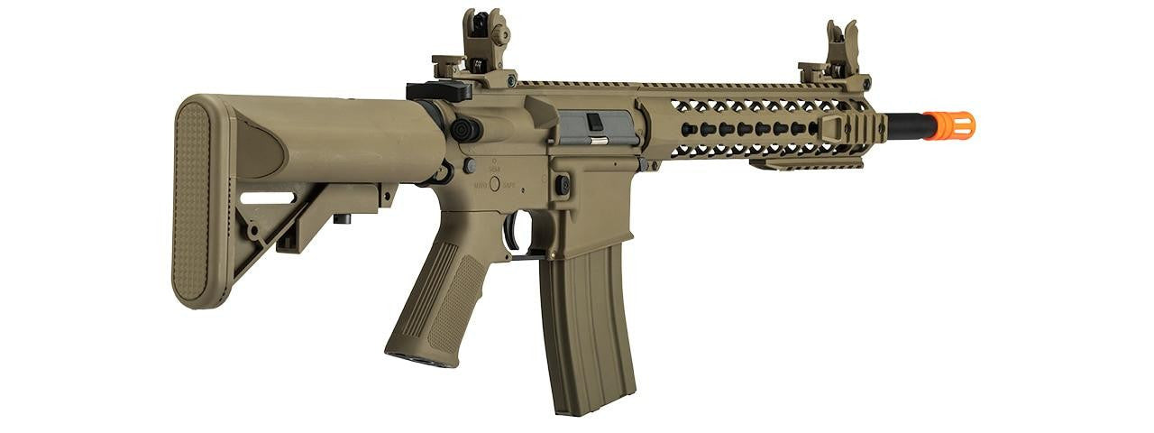 Lancer Tactical M4 10"  Keymod AEG, Low FPS Version, Dark Earth