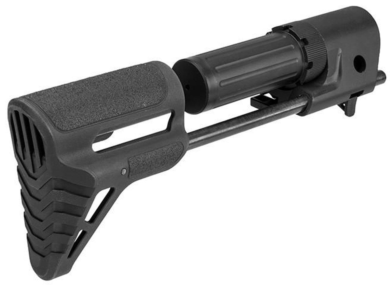 Lancer Tactical M4 AEG Retractable PDW Stock Black