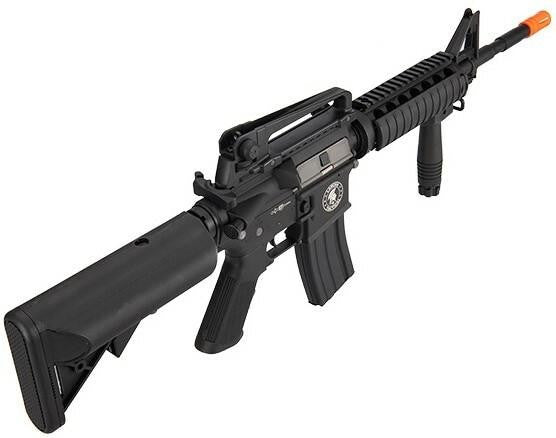 Lancer Tactical M4 Gen 2 Full Metal AEG Airsoft Rifle, Black