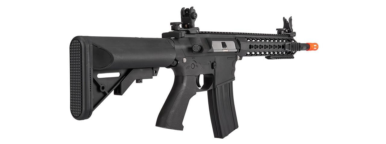 Lancer Tactical M4 Keymod EVO Airsoft Rifle, Black - CQB FPS Variant