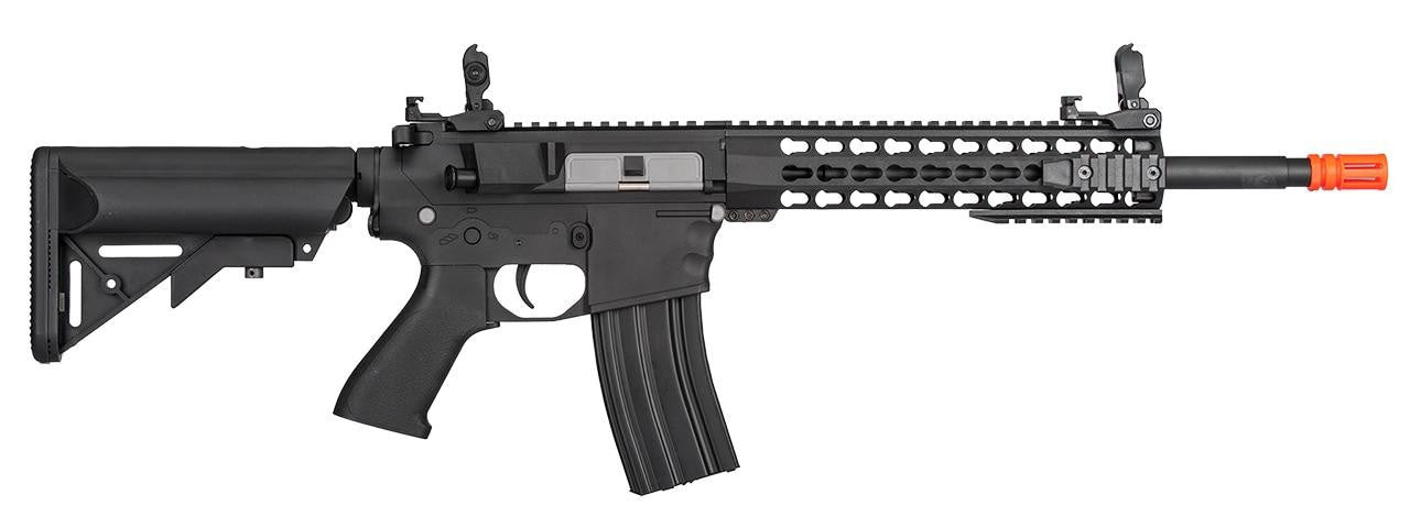Lancer Tactical M4 Keymod EVO Airsoft Rifle, Black - CQB FPS Variant