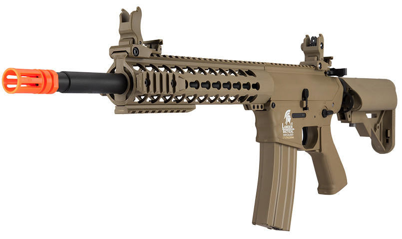 Lancer Tactical M4 Keymod EVO Airsoft Rifle, Tan