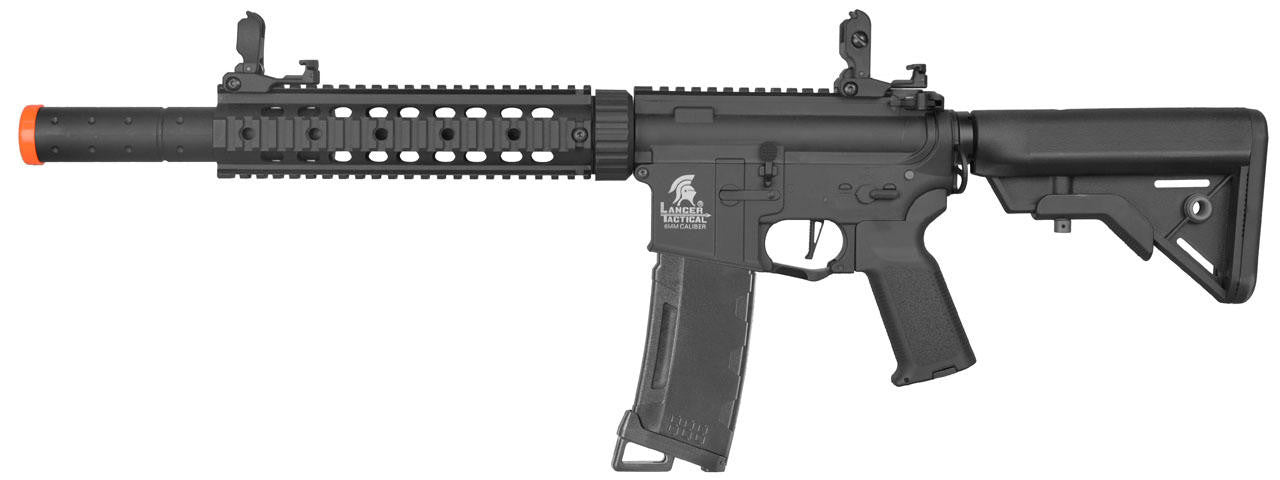 Lancer Tactical M4 SD AEG Airsoft Rifle, Gen 3, Black
