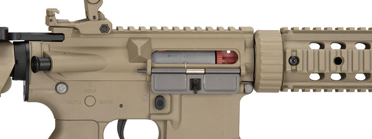 Lancer Tactical M4 SD Gen 2 AEG Airsoft Rifle, Tan