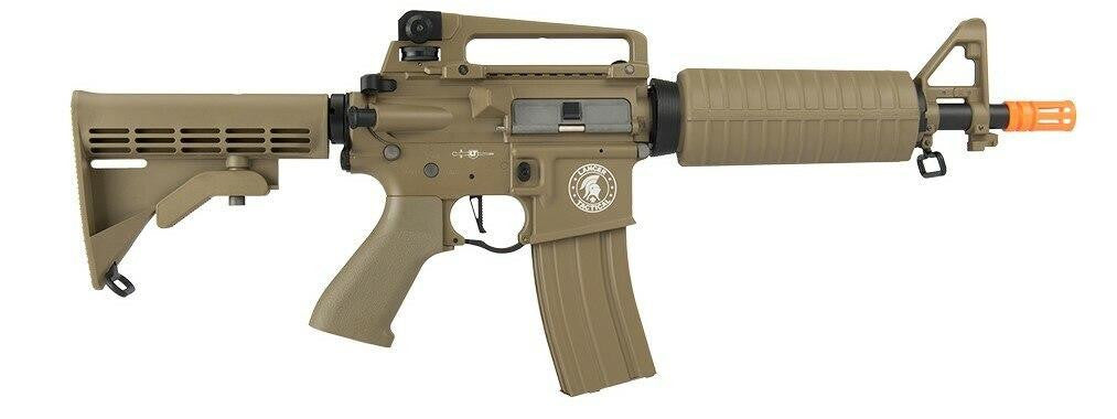 Lancer Tactical M933 Commando Proline Series High FPS AEG Airsoft Rifle, Tan