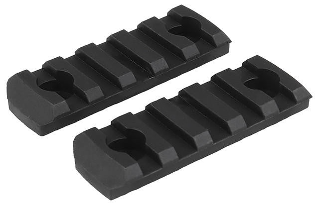 Lancer Tactical MK Helmet 5 Section Picatinny Rail Mounts, Black