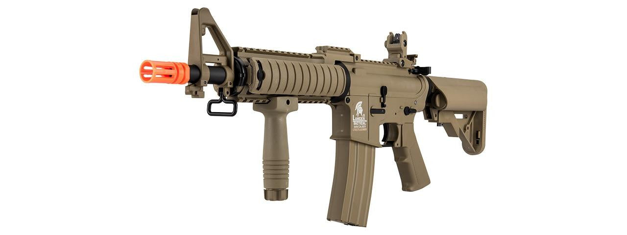 Lancer Tactical MK18 Nylon Polymer MOD0 Gen 2 Airsoft Rifle, Tan