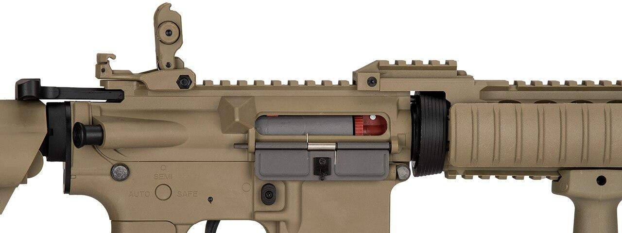 Lancer Tactical MK18 Nylon Polymer MOD0 Gen 2 Airsoft Rifle, Tan