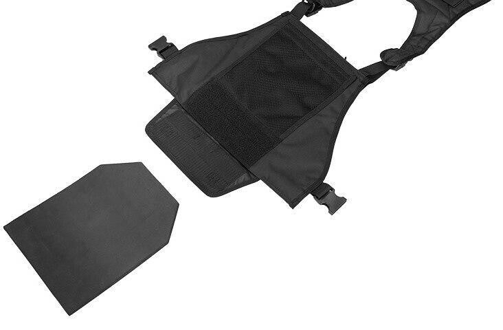 Lancer Tactical Nylon Tactical Assault Plate Carrier, Black