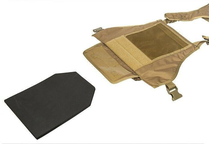 Lancer Tactical Nylon Tactical Assault Plate Carrier, Tan