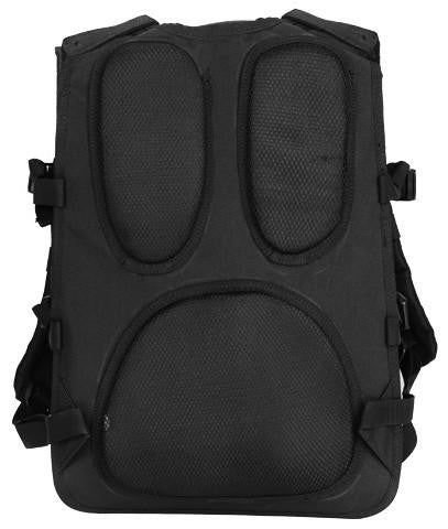 Lancer Tactical  Nylon Tactical Laptop Backpack, Black