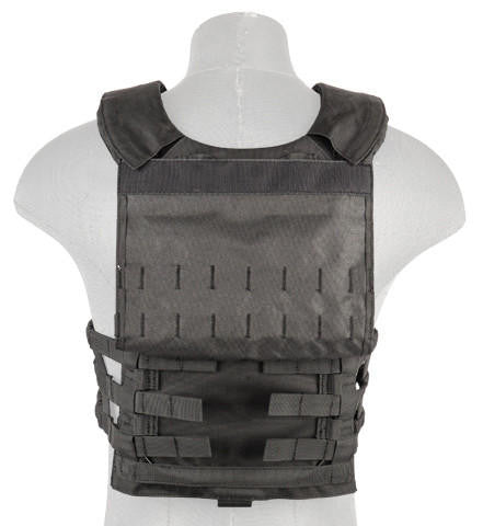 Lancer Tactical Nylon Vest, Black