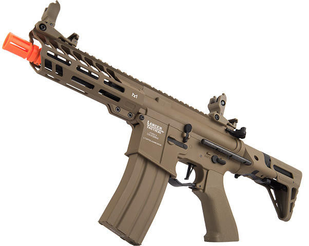Lancer Tactical ProLine NEEDLETAIL PDW Airsoft AEG Rifle, Tan