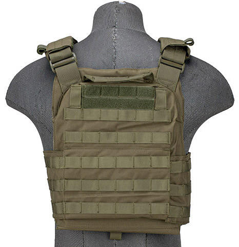 Lancer Tactical Quick Depart Plate Carrier, OD Green