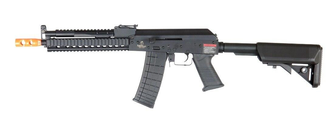 Lancer Tactical RIS AK Tactical AEG Airsoft Gun, Black