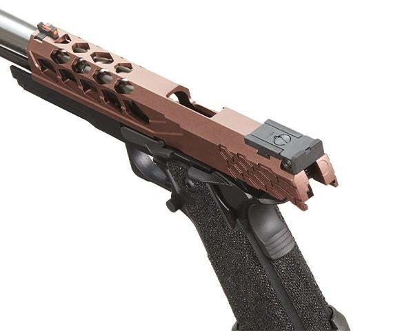 Lancer Tactical Stryk Hi-Capa 5.1 Gas Blowback Airsoft Pistol, Viper