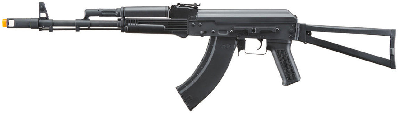 Lancer Tactical x Kalashnikov USA Licensed KR-103 Airsoft AEG Rifle with Triangle Stock Black
