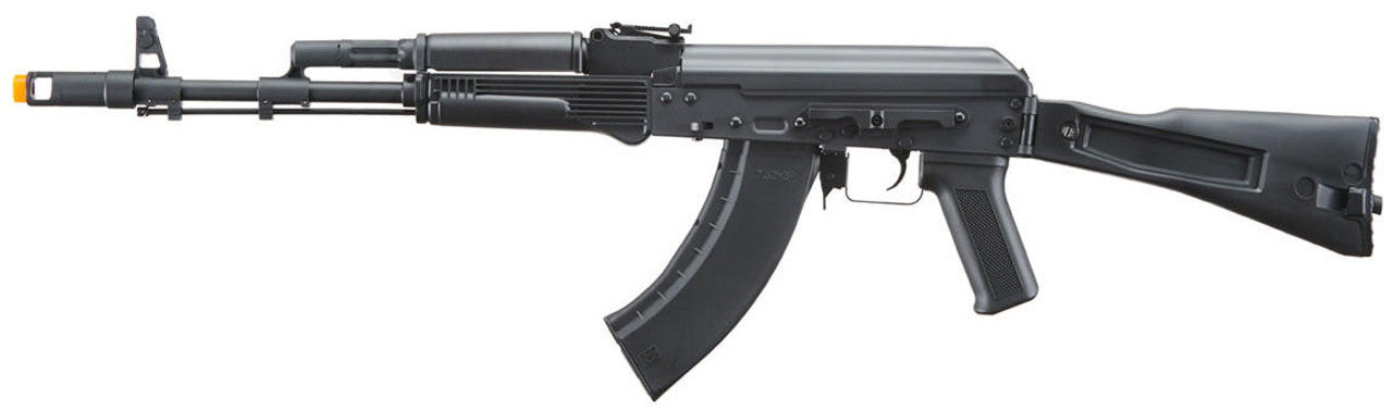 Lancer Tactical x Kalashnikov USA Licensed KR-103 Airsoft AEG Rifle with Triangle Stock Black