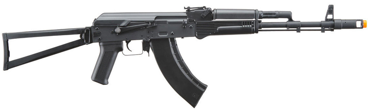 Lancer Tactical x Kalashnikov USA Licensed KR-103 Airsoft AEG Rifle with Triangle Stock Black