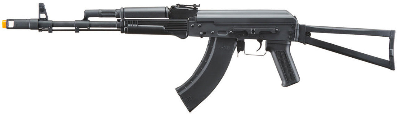 Lancer Tactical x Kalashnikov USA Licensed KR-103 Airsoft AEG Rifle with Triangle Stock Black