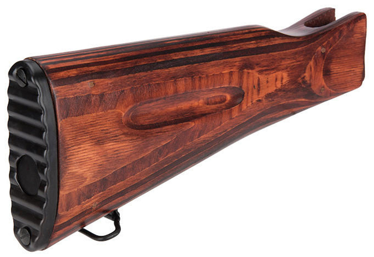 LCT Airsoft AK Series AK-74 Style LCK74 Fixed Stock Wood