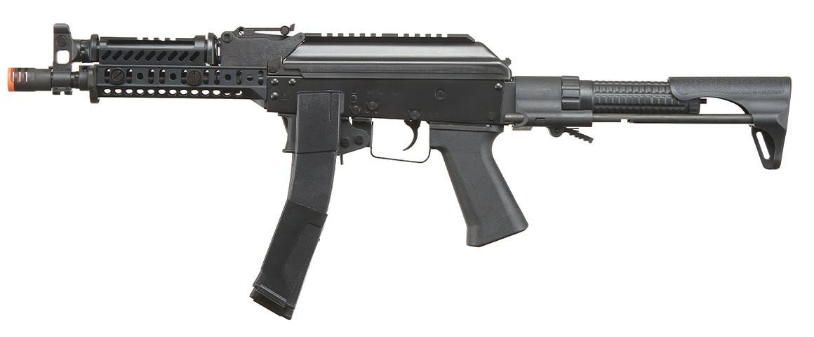 LCT Airsoft ZK PDW 9mm Airsoft AEG SMG, Black