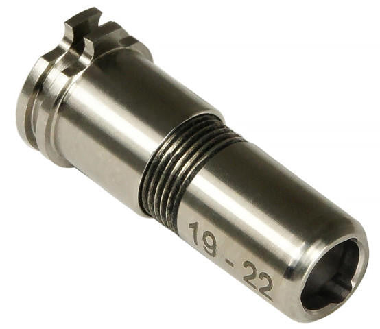 Maxx Model CNC Titanium Adjustable Air Seal Nozzle 19mm-22mm for Airsoft AEG