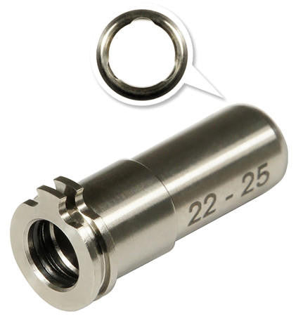 Maxx Model CNC Titanium Adjustable Air Seal Nozzle 22mm-25mm for Airsoft AEG