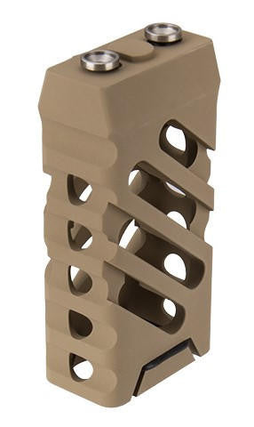 Ranger Armory Skeletonized Cross Cut Keymod Vertical Foregrip, Tan