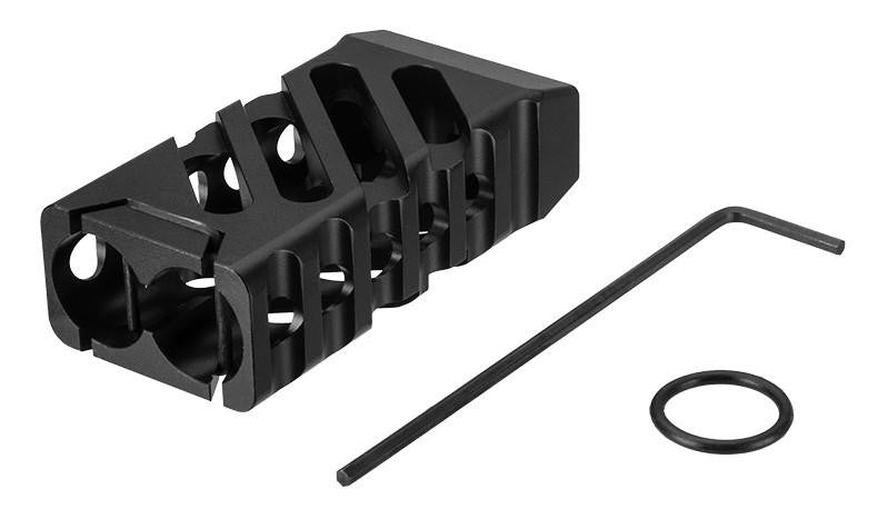 Ranger Armory Skeletonized Keymod Short Vertical Forward Grip Cross Cut, Black