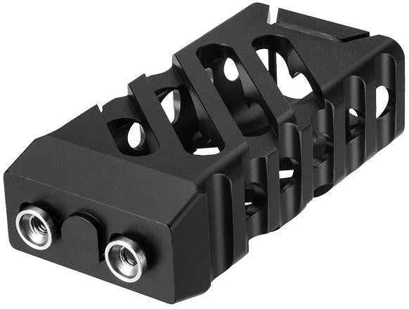 Ranger Armory Skeletonized Keymod Short Vertical Forward Grip Cross Cut, Black