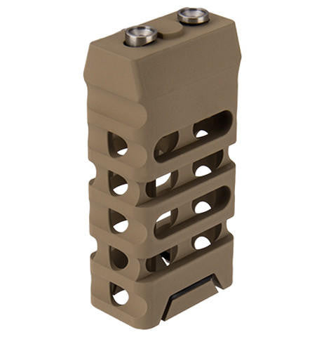 Ranger Armory Skeletonized Straight Cut Keymod Short Foregrip, Tan