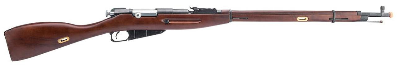 S&T M1891/30 Mosin Nagant Bolt Action Airsoft Rifle, Real Wood