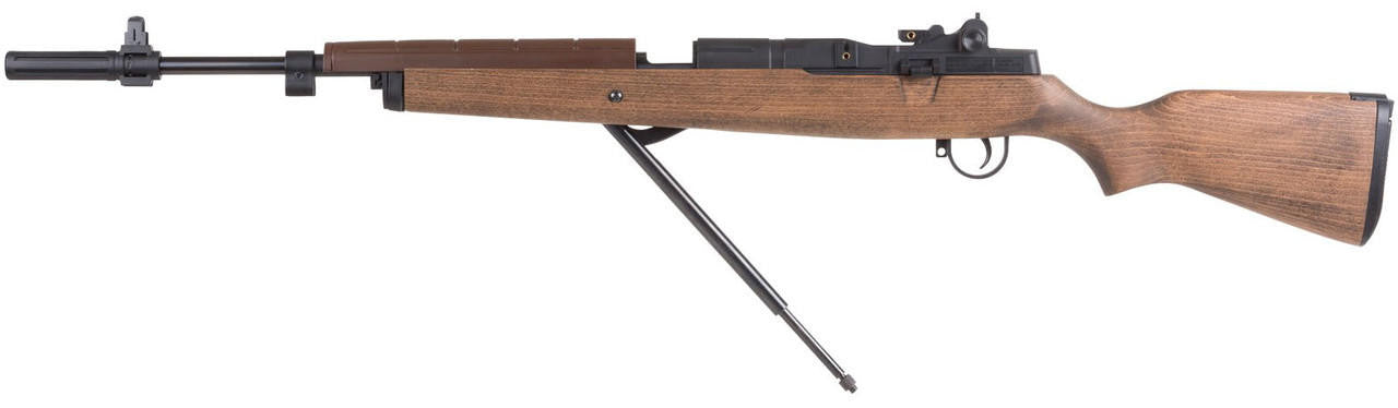 Springfield Armory M1A Underlever .177 Pellet Air Rifle Kit, Wood Stock
