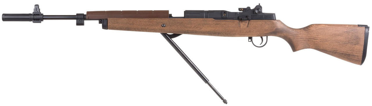 Springfield Armory M1A Underlever .177 Pellet Air Rifle, Wood Stock