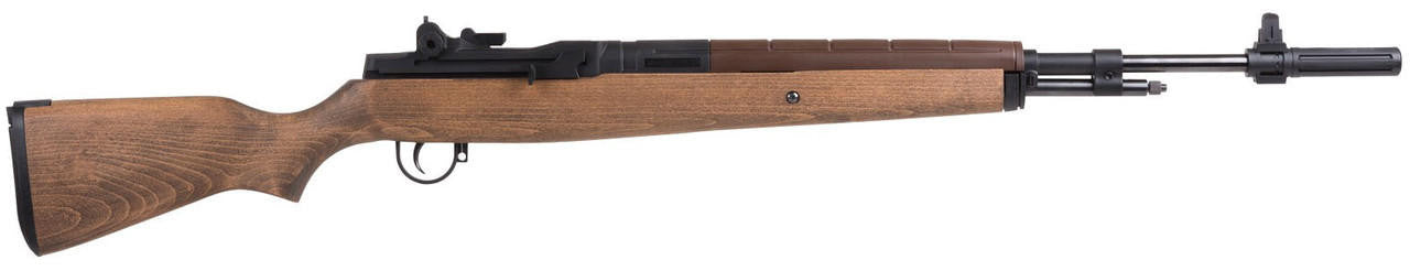 Springfield Armory M1A Underlever .22 Pellet Air Rifle Kit, Wood Stock