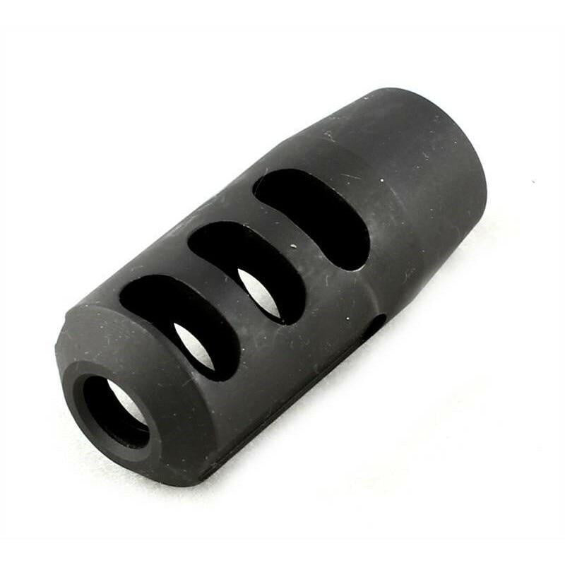Tactical Version 10 Steel Airsoft Flash Hider, 14mm CCW Threaded