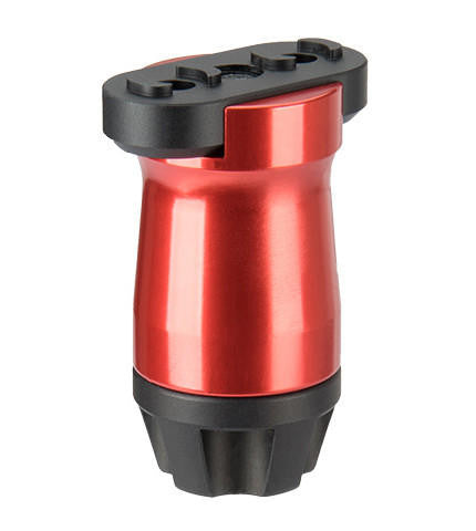 UK Arms Smooth Short Vertical Anodized Metal Foregrip, Red