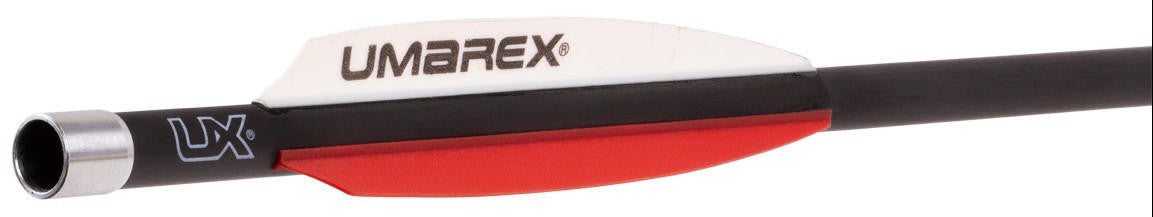 Umarex Carbon Fiber AirSaber Arrows w/ Field Tip, 6 Pack, Black