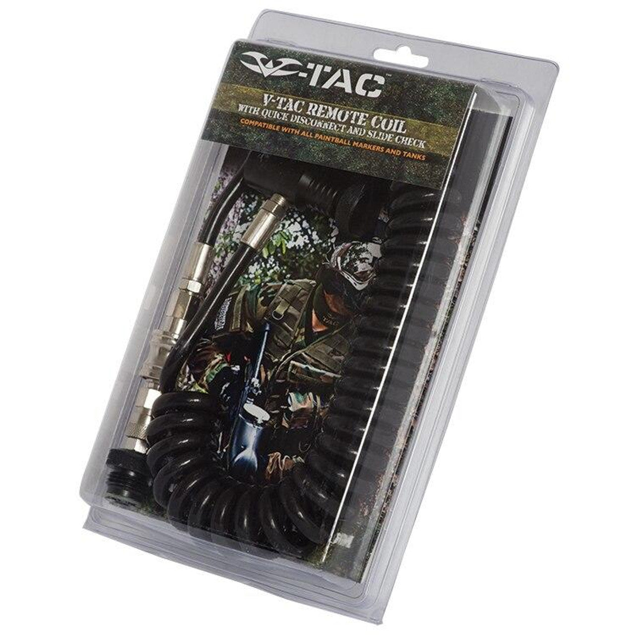 Valken V-TAC Remote Coil with Quick Disconnect and Slide Check