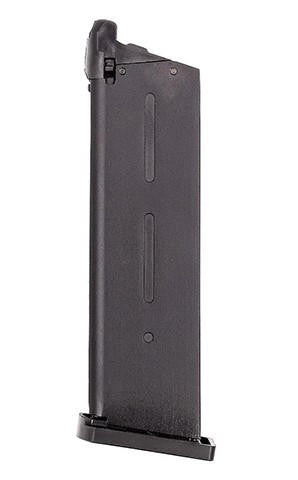 Vorsk 21rds Airsoft MEU/VX-9 Gas Magazine, Black