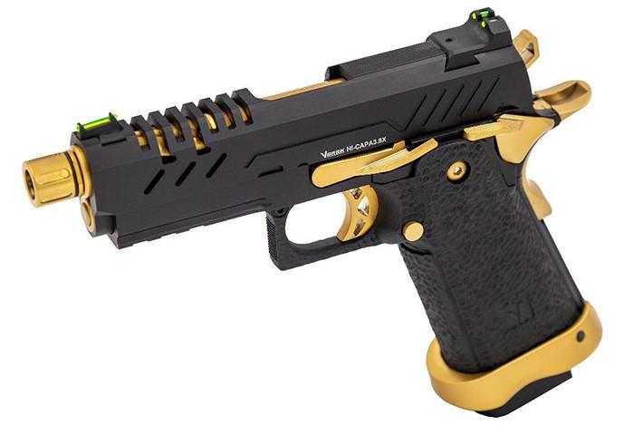 Vorsk 3.8 Hi Capa Pro GBB Airsoft Pistol, Gold Match