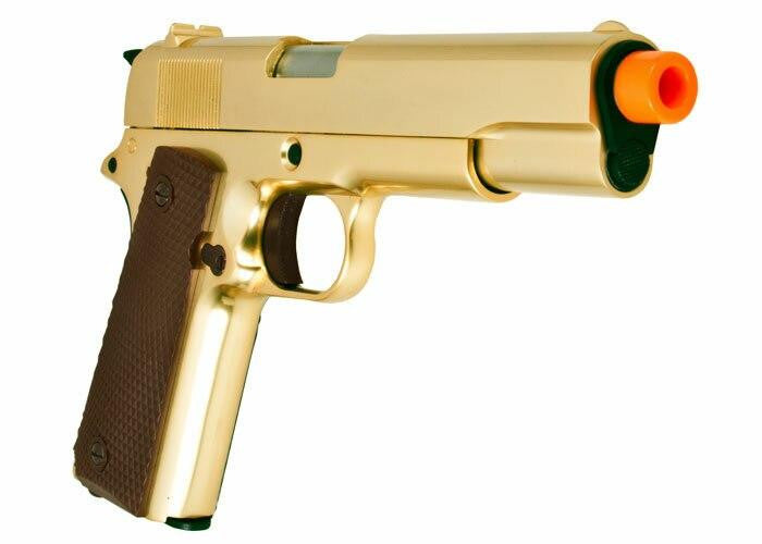 WE Gold 1911 Full Metal Gas Blowback Airsoft Gun